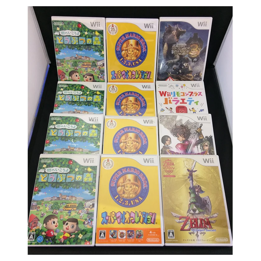 Japanese high popularity and quality mini wii u nintendo games