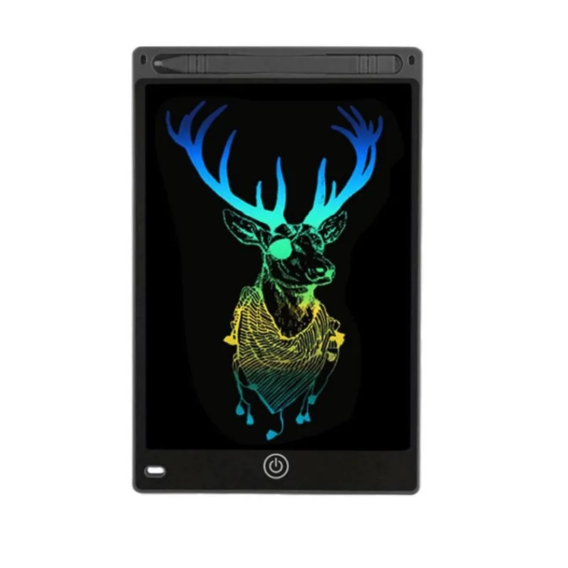 lcd writing tablet 12 inch tablet LCD screen light energy digital doodle pad erase button kids drawing board