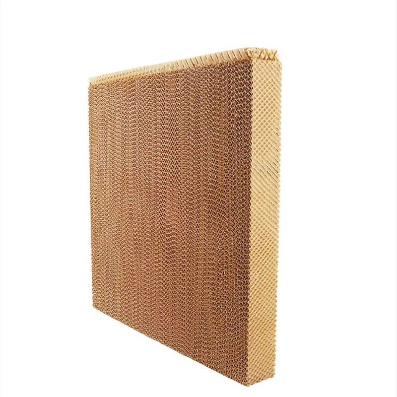 cooling pad paper material 7090 honeycomb evaporative adiabatic filter
