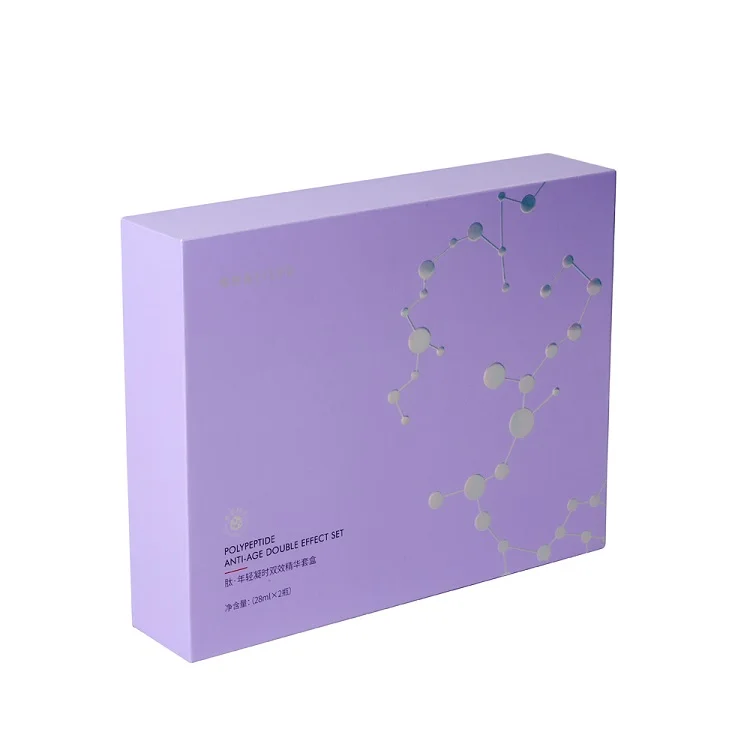 UV spot gift Essential Oil drawer packaging cute cardboard small paper sliding Perfume Box with Ribbon puller Drawer Box Packing