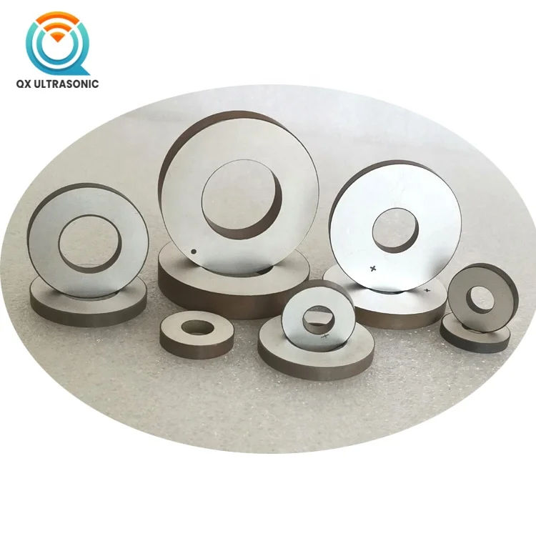 Piezo Element Custom Welding Transducer 50*20*5  Pzt8 Material Piezo Ceramic Piezoelectric Ring For 20k Transducer
