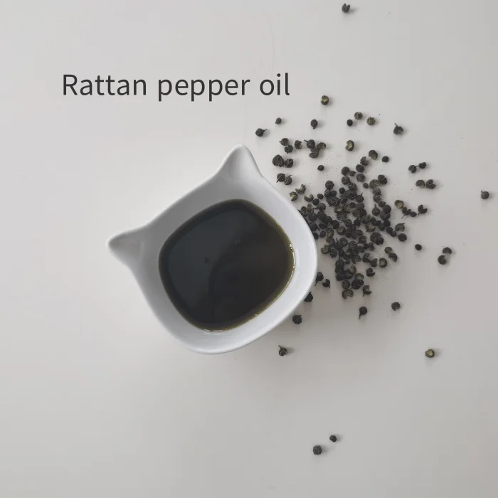 green vine pepper oil with long numbing taste, is an essential condiment in Sichuan seasoning