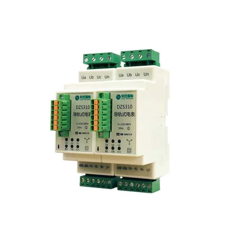 3 Phase Communication Din Rail Mounted CT KWh Electric Energy Meter
