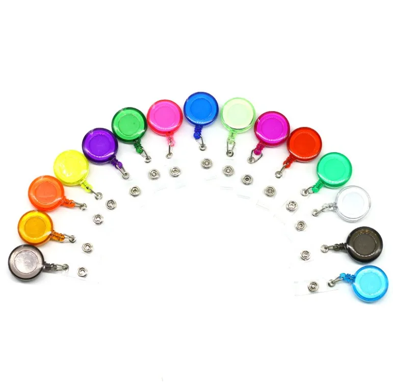 Cheaper  Clear (Translucent) Retractable Badge Reels