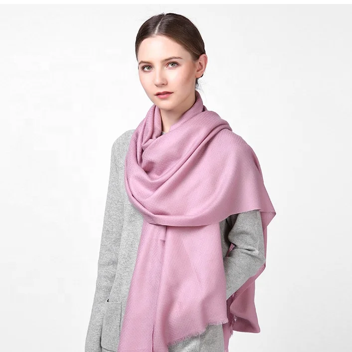 custom bulk ladies 100% raw wool pattern  pashmina stole for sale women scarf shawl winter