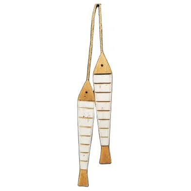 ybox sea style  Wood  Material handmade fish shape Gift two colors wall hanging Custom Print  classic home decoration