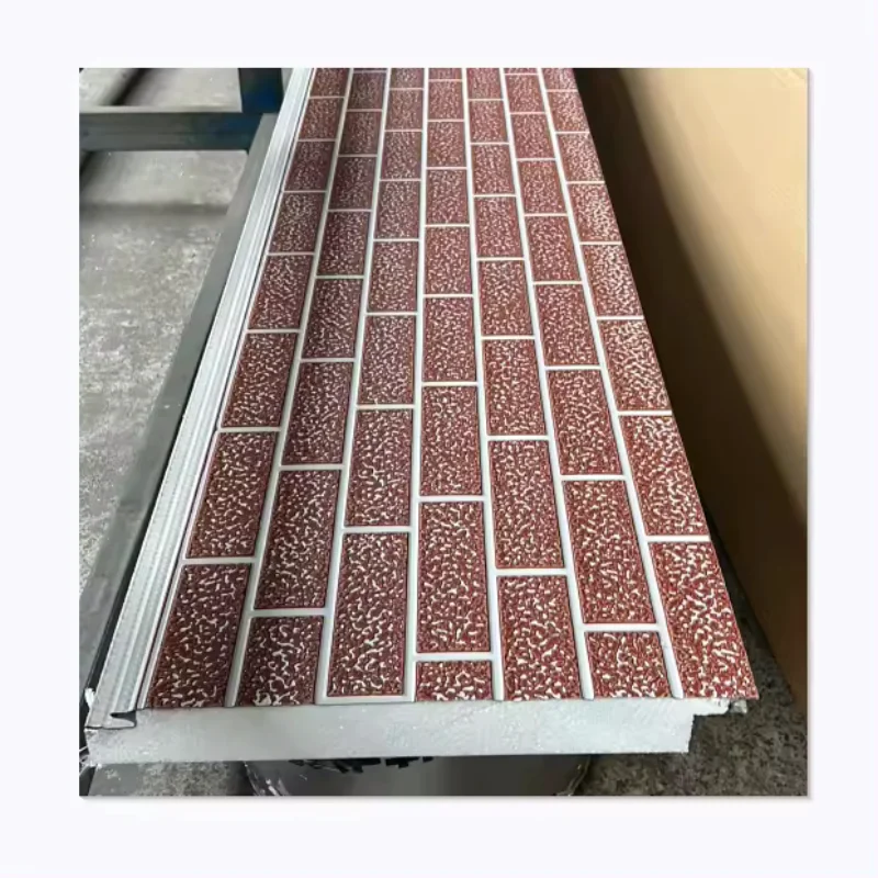 50MM Exterior Insulated eps sandwich panel Decorative eps foam sandwich panel Fireproof eps panel wall For Hotel Villa