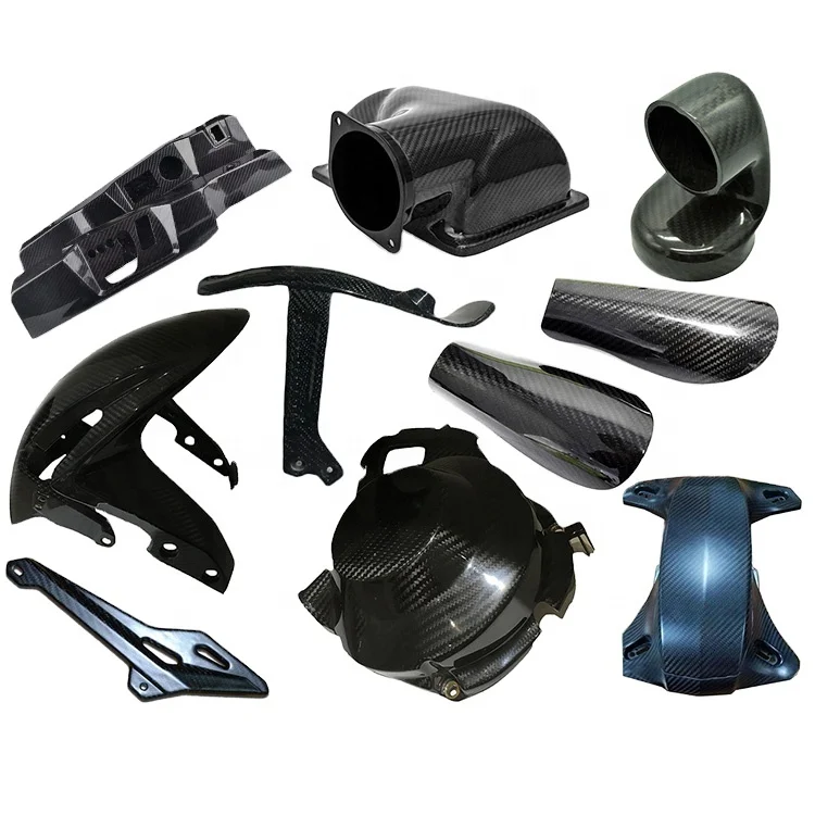 Carbon fiber with glassfibre inside OEM customized molding helmet for CFRP GFRP motorcycle motorbike racing safety fire fighting