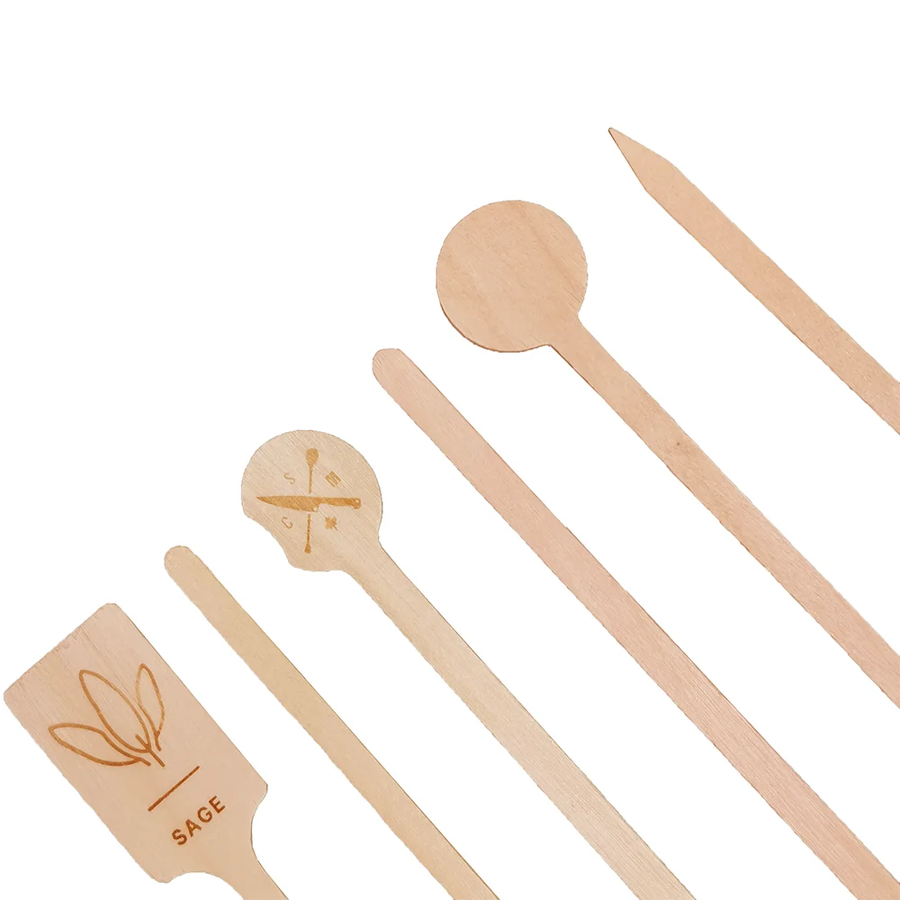 Disposable Individually Paper Wrapped Wood Coffee Stirrers