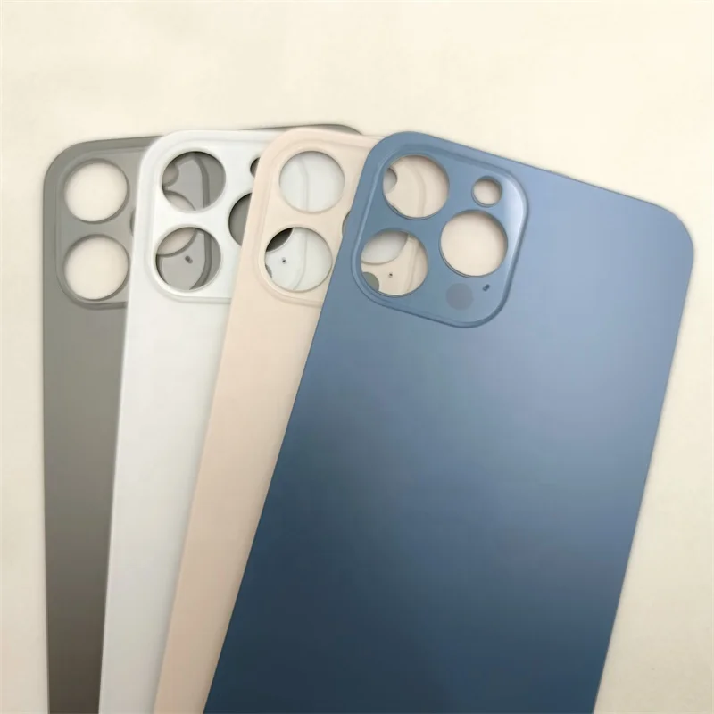 Back Glass Battery Cover Rear Door Housing Case With Big Hole Replacement For iPhone 11 12 13 14 15 Pro Max 12 13 14 mini Plus