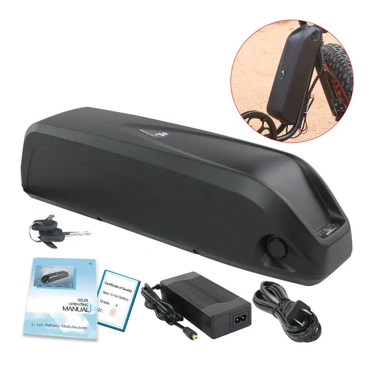 
Rechargeable Electric Bike 36V 10Ah 13Ah 15Ah Hailong Pro Downtube Battery for TSDZ2 Motor 