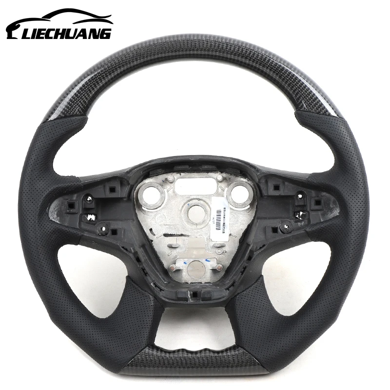 
 Custom universal car steering wheel auto wholesale alcantar led carbon fiber racing steering wheel for Buick GL8 2018  