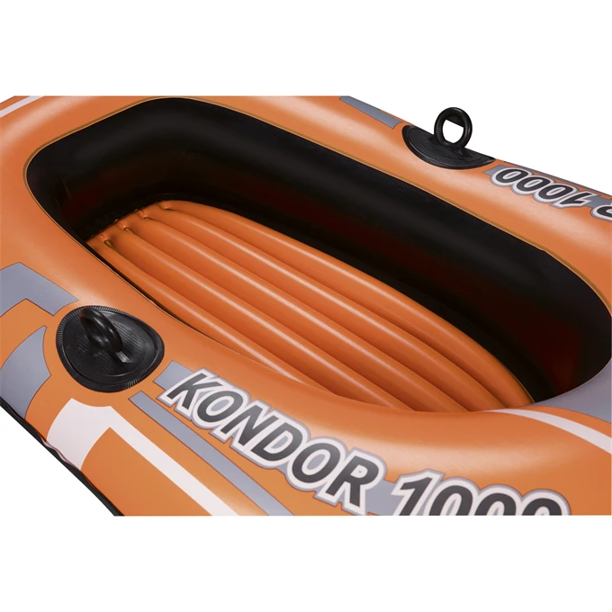Best seller- Single inflatable kayak with paddles, family and friends outdoor boating use