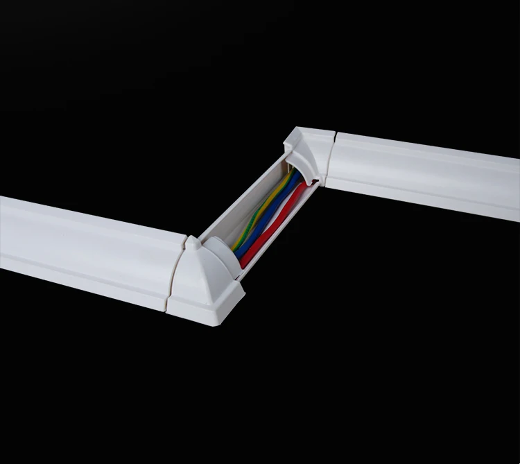 PVC Wiring Ducts Plastic Electrical Tray Waterproof Decorative Network Cable Trunking Fire Retardant Cable Channel