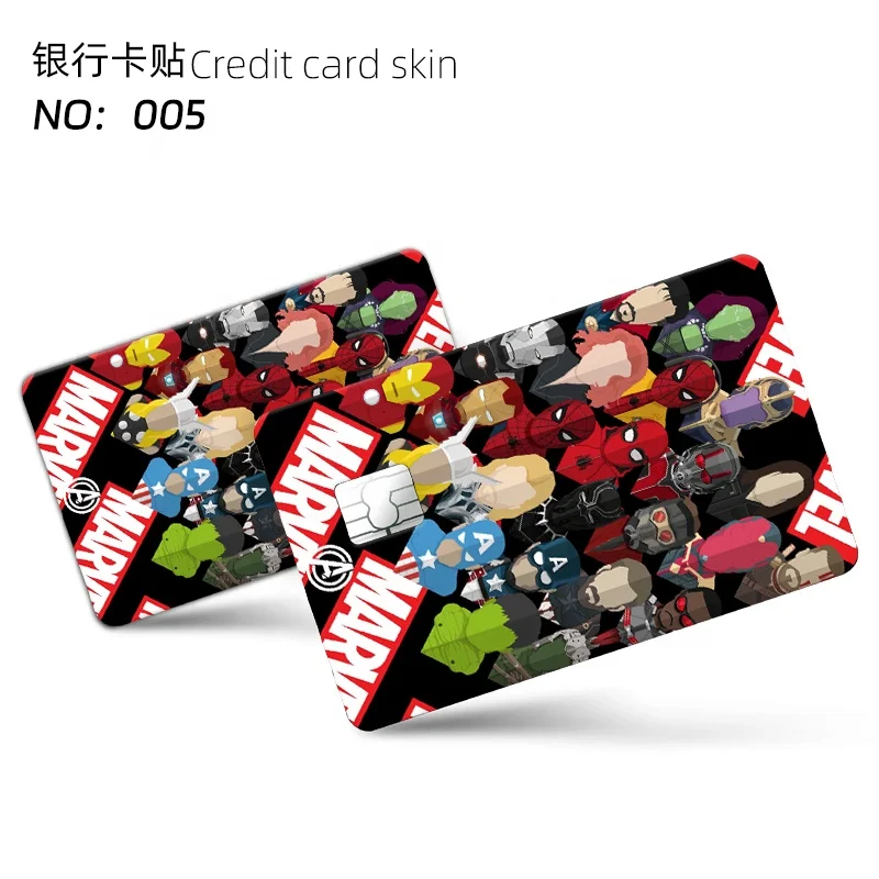 Ready to Ship credit card skin stickers and anime style stickers  and credit card stickers
