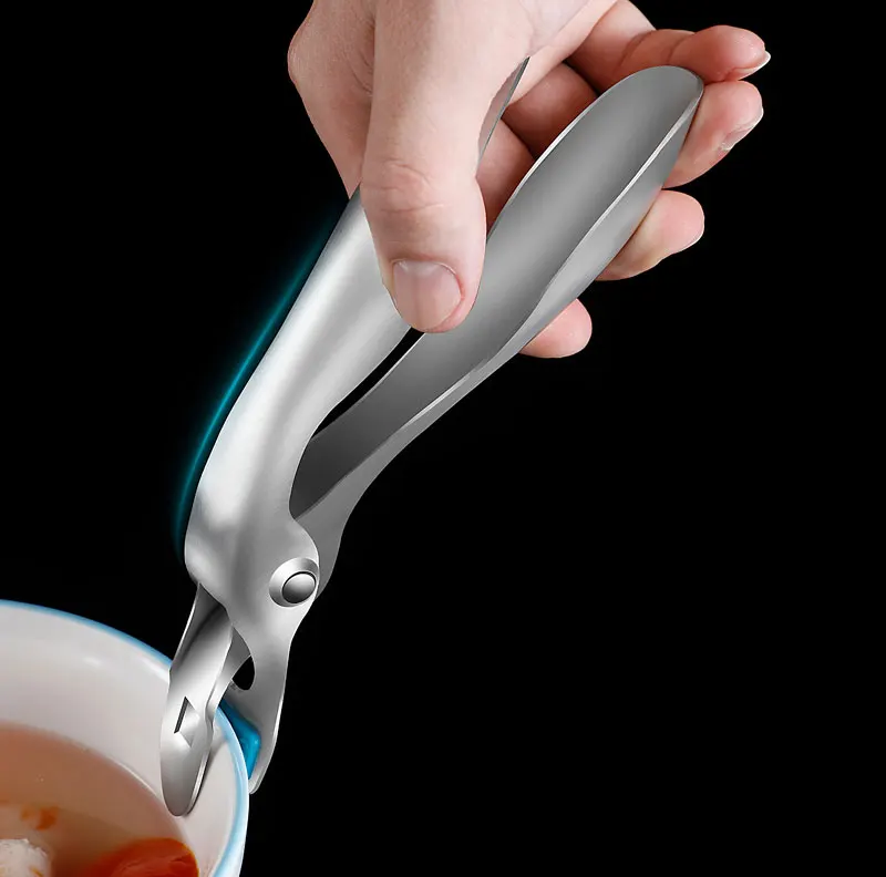 Противоскольжения Электрический чайник из нержавеющей стали для блюдо ретривер щипцы Пицца Пан кастрюля вышлите ваш заказ прямо к этому поставщику чаша зажим с силиконовой ручкой