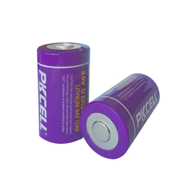 Pkcell brand ER34615 D size 3.6V primary lithium battery Li-SOCL2 battery ER34615  batteries