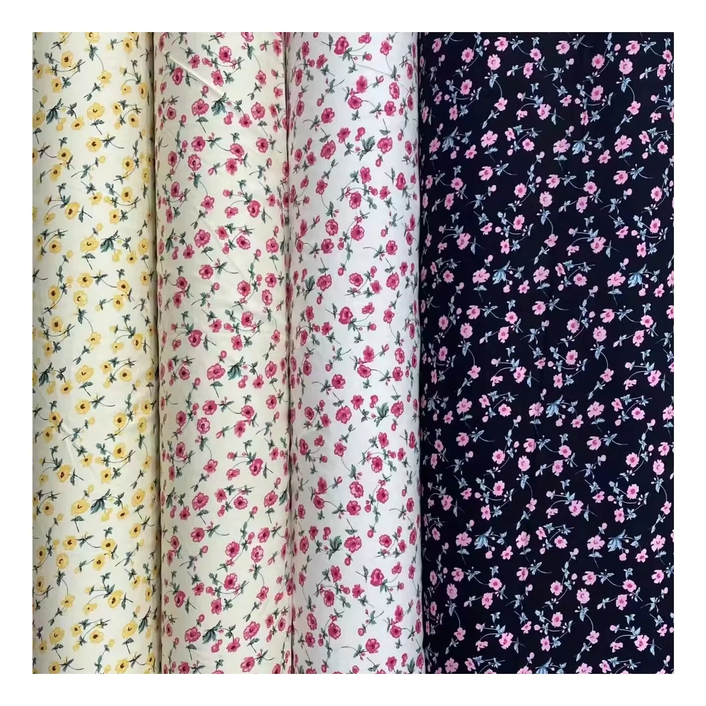 high quality of plotter sublimation printer on rayon fabrics 100% viscose 45s printing pattern on ready goods