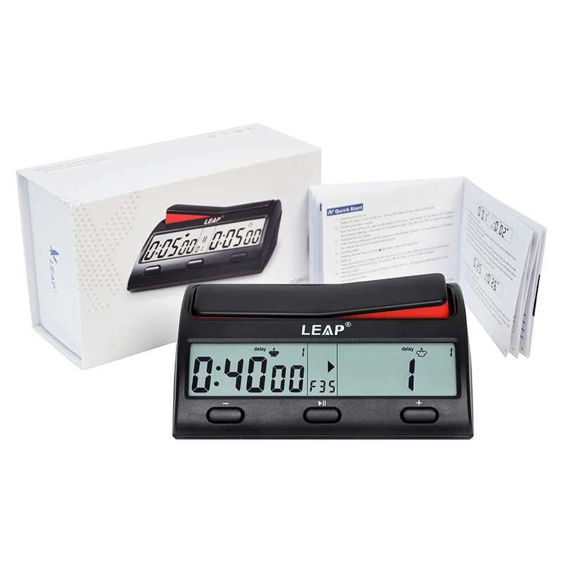 High quality bonus delay digital chess clock timers