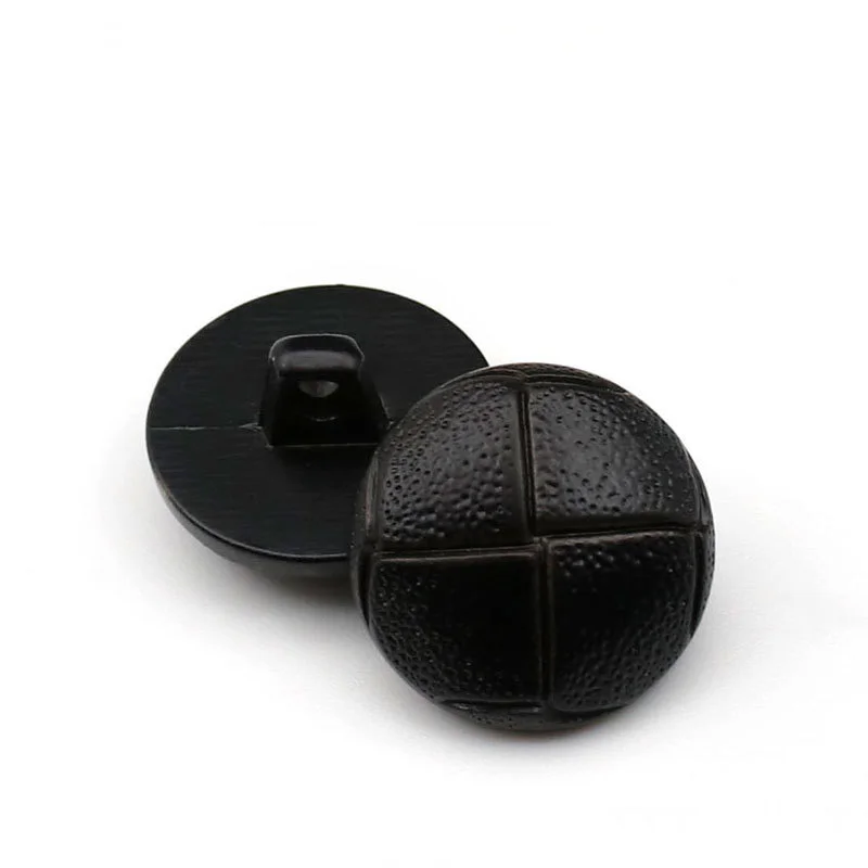Wholesale Plastic ABS Leather Buttons For Suits Outerwear Ball Round Shape Hand Sewn Plastic Buttons 25mm