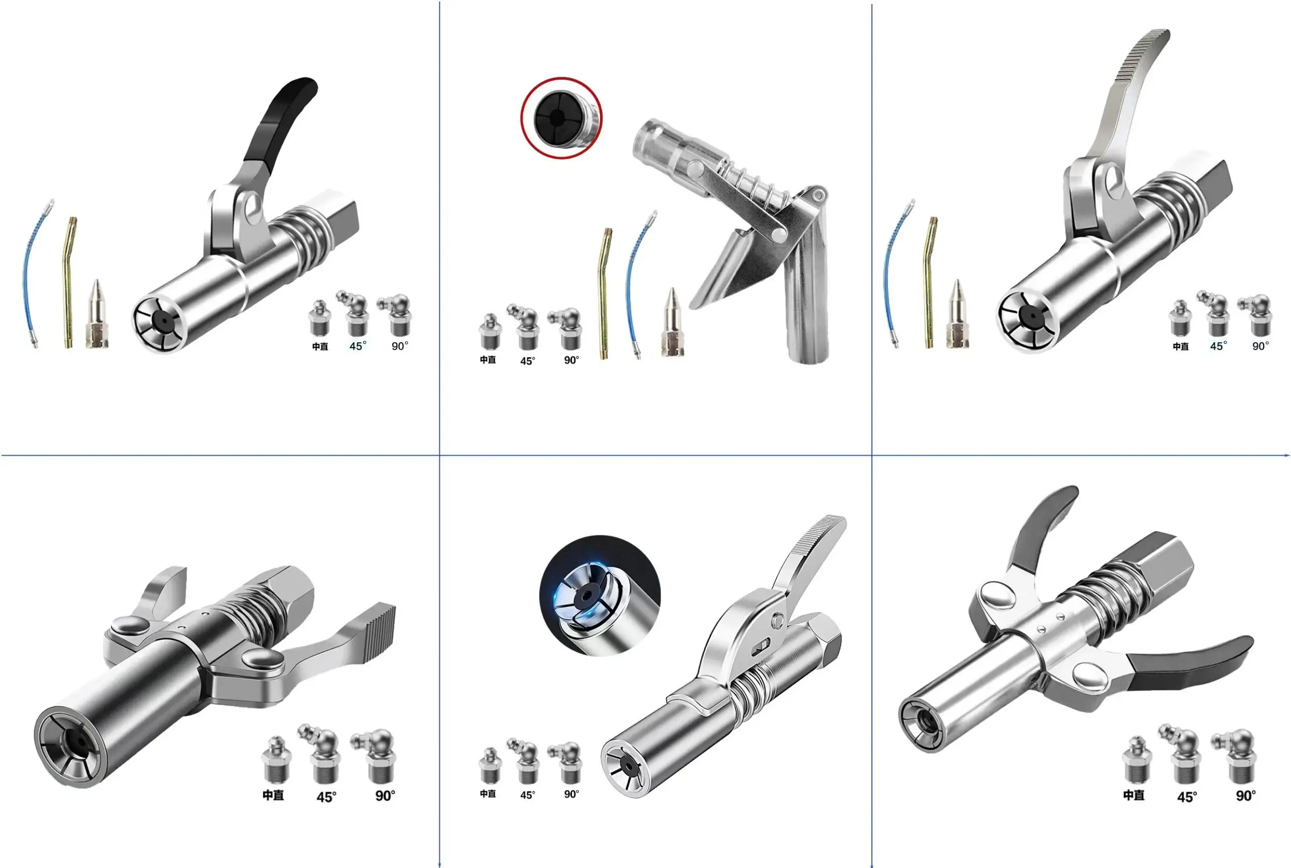 2024 High Quality Grease Gun Coupler Grease Nipple