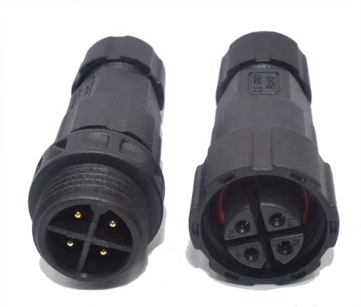  Mini m12 m16 m8waterproof led power connector 2 3 4 5 6 7pin panel waterproof plug M16 pin female