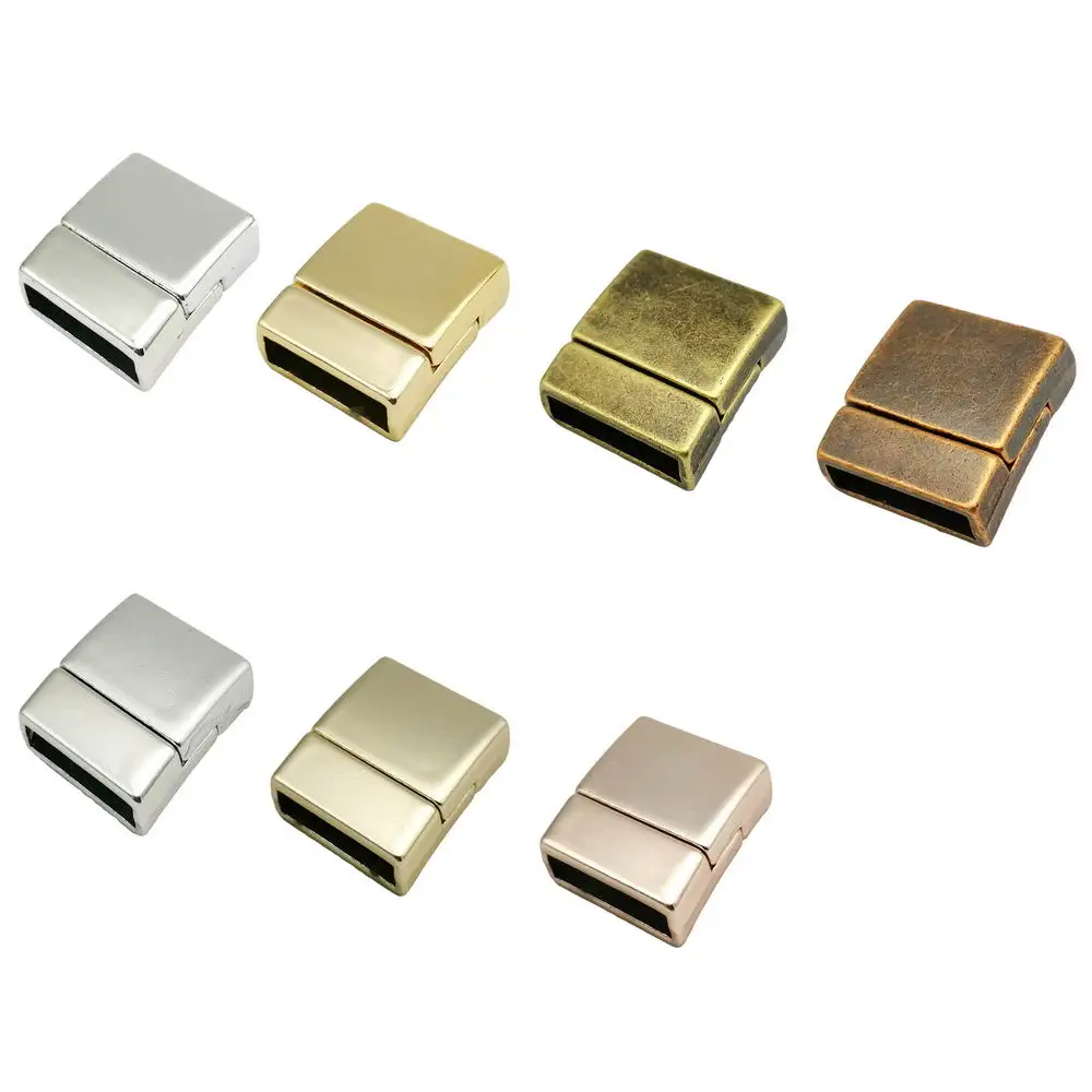 
Плоские магнитные застежки 15 мм для изготовления браслетов, отверстие 15x3 мм 