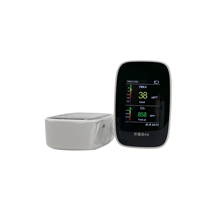 China hot sale  laser sensor CO2 meter PM2.5 tester smart air quality monitor