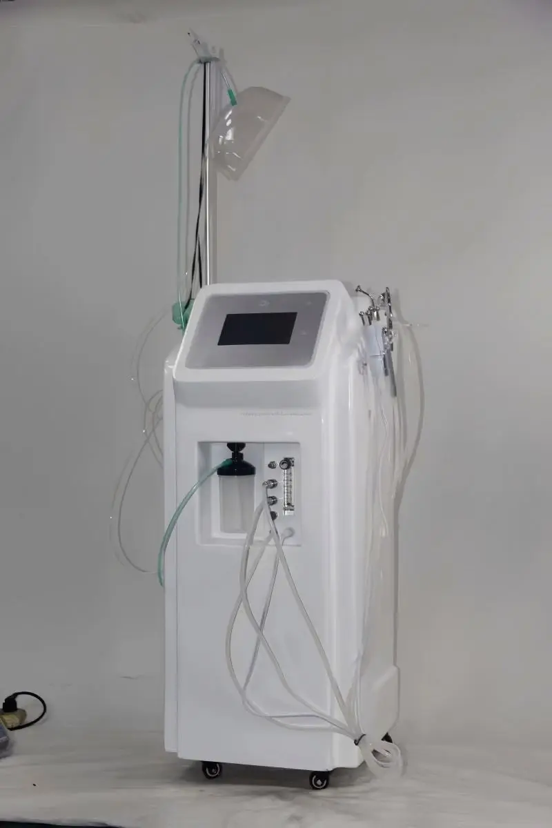 vertical Strong 8 Bars Water Oxygen Jet Peel Facial Machine for Skin Rejuvenation