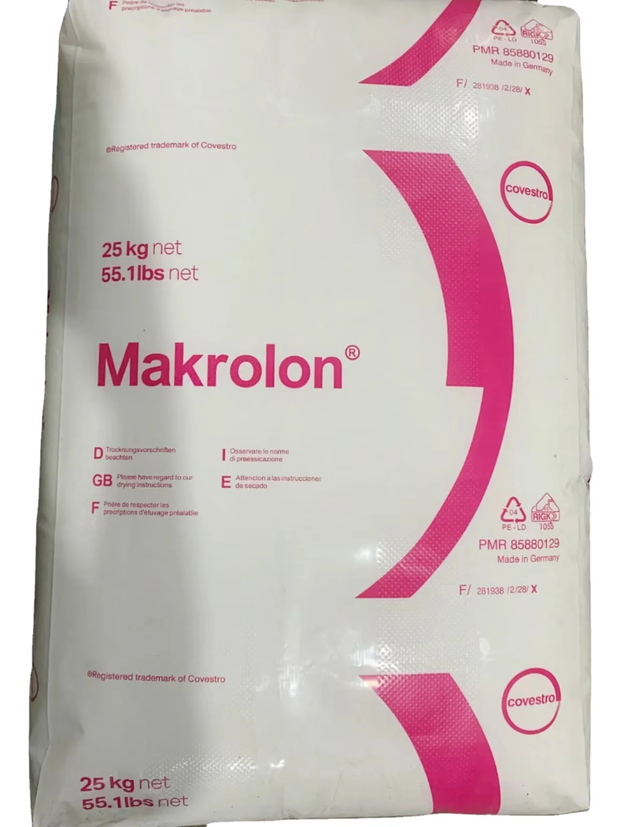 Прозрачные высокоударопрочные строительные пластмассы поликарбонатные гранулы пластиковое сырье PC