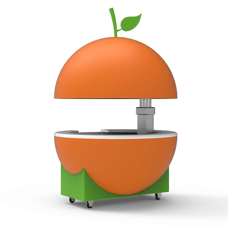 Electric Fast Food Truck Mobile Food Cart Trailer Hot Dog Vending Cart Ice Cream Push Cart  Of 66