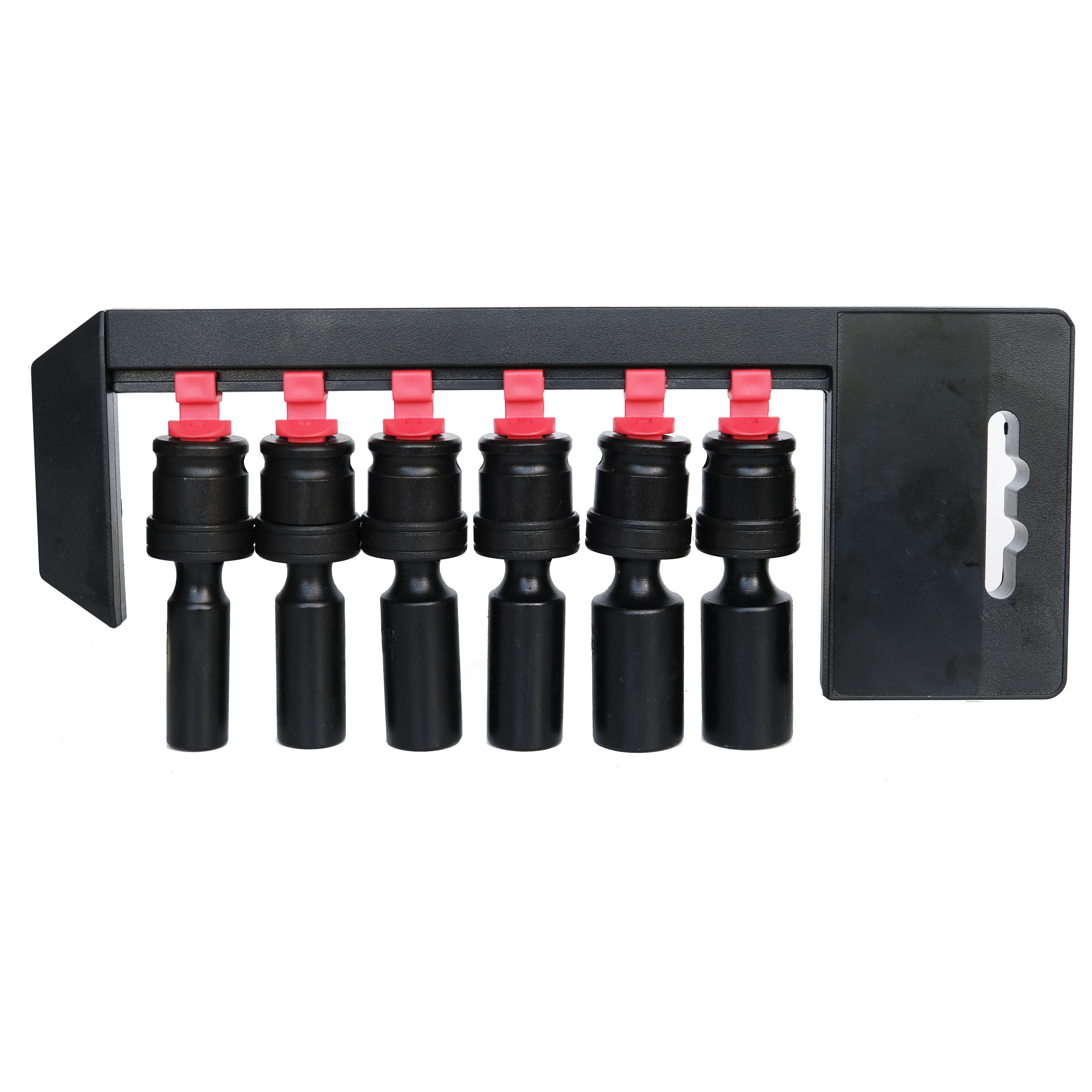 6 Pc 3/8 Inch Drive 6 Point Deep Universal Impact Socket Set Metric 10 12 13 14 16 17MM