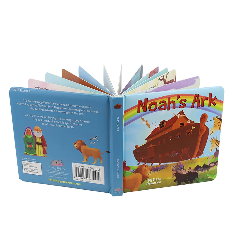 Picture Coloring HardCover Art Books Children cardboard Books Printing Service Kids story children board books printing for Kids