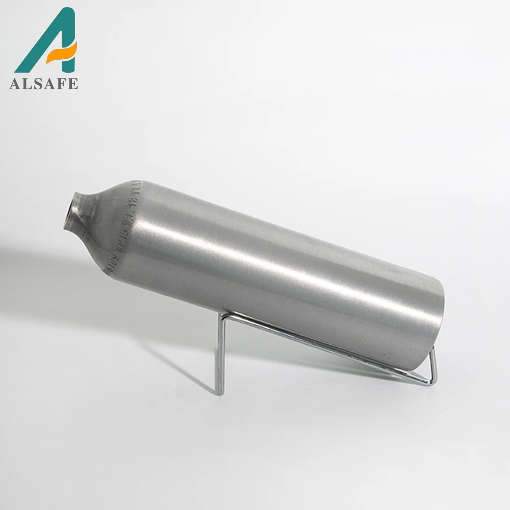 1.0L 1 Liter 150bar 309mm CE ISO Tped Oxygen Nitrogen Argon Helium Co2 Aluminium Gas Cylinder Industrial