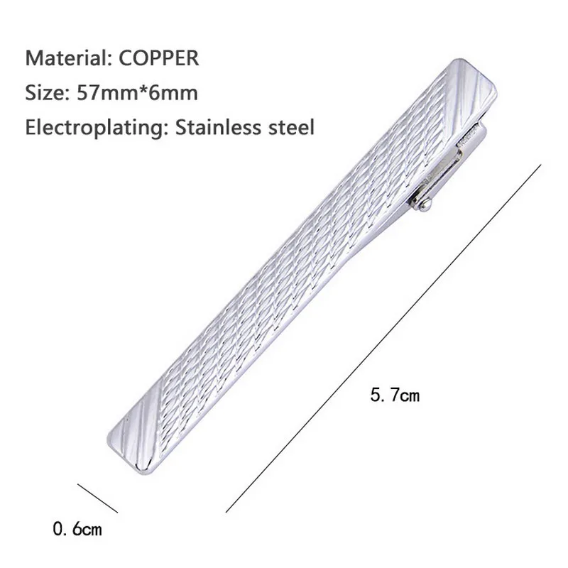 Зажим для галстука мужской галстук бара рубашка ассортимент стикеров булавка для галстука аксессуары для галстука из меди с покрытием из нержавеющей стали от производителя