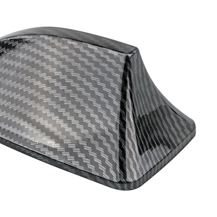 Yuechi Wireless Outdoor carbon Fiber Shark Fin Antenna Roof Decoration Car Radio AM/FM Shark Fin Roof For Universal