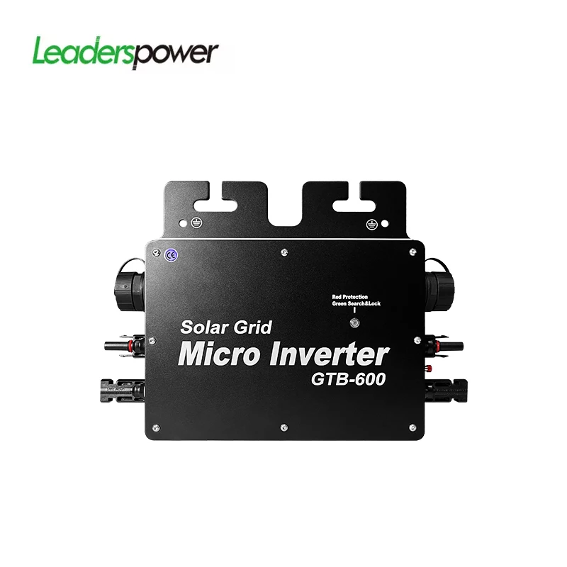 High Efficiency Solar Inverter 300W 350W 400W 600W 700W 800W 1200W 1400W 1800W 2000W 120V Mppt On Grid Tie Micro Inverter