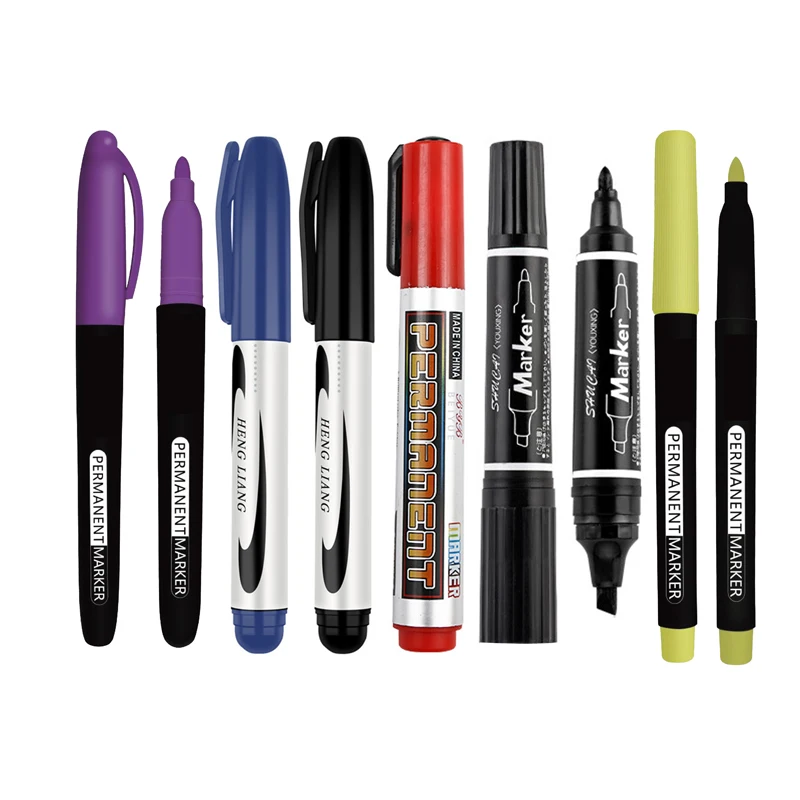 custom classic low price logo printed permanent liquid indelible ink marker pen