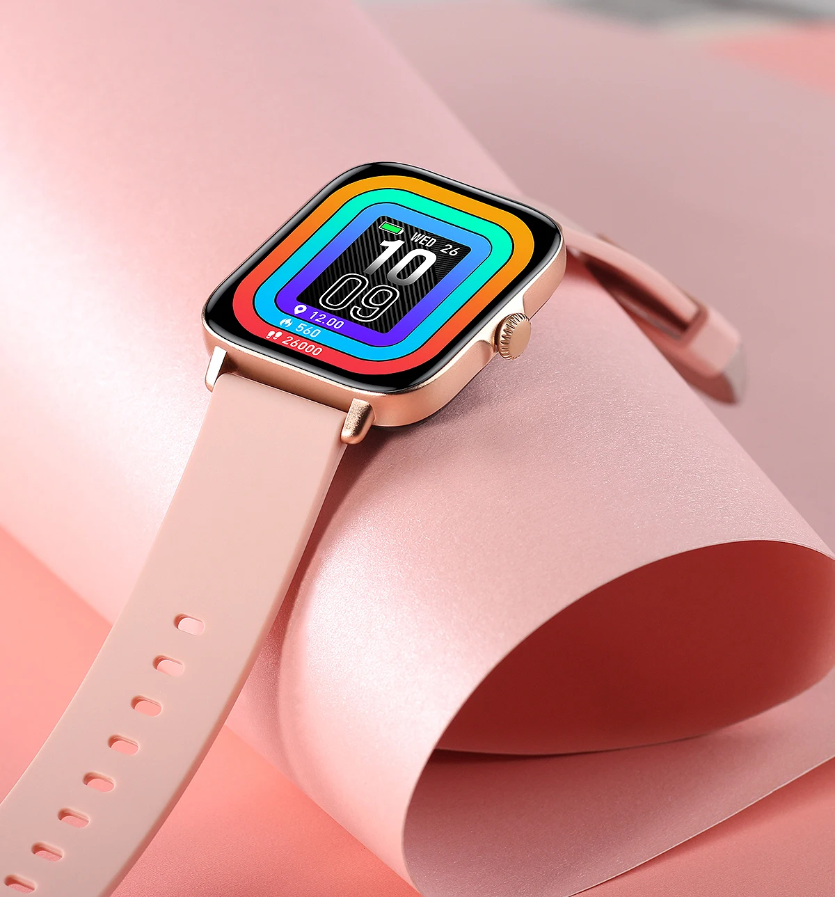 2022 New Arrivals Android Activity Fitness Tracker Blood Oxygen Pressure Body Temperature Smart Watch