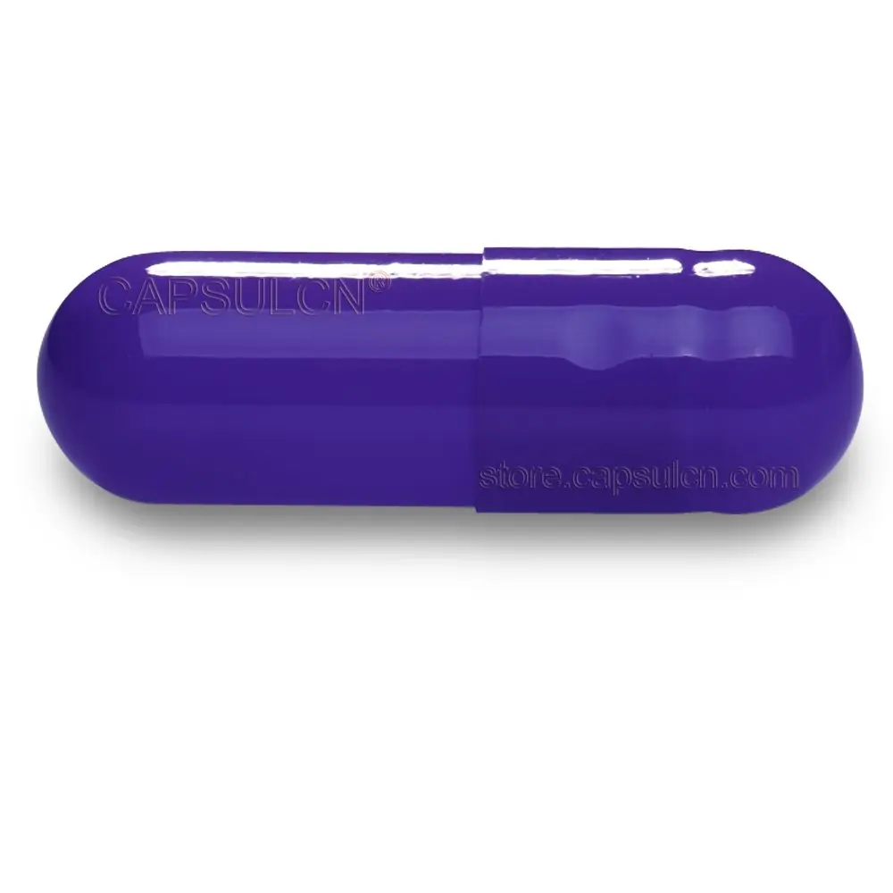 Пустые капсулы размера 3, фиолетовые, черные, фиолетовые, виноградные, светло-фиолетовые, высококачественные Цветные желатиновые капсулы, Заполняемые капсулы