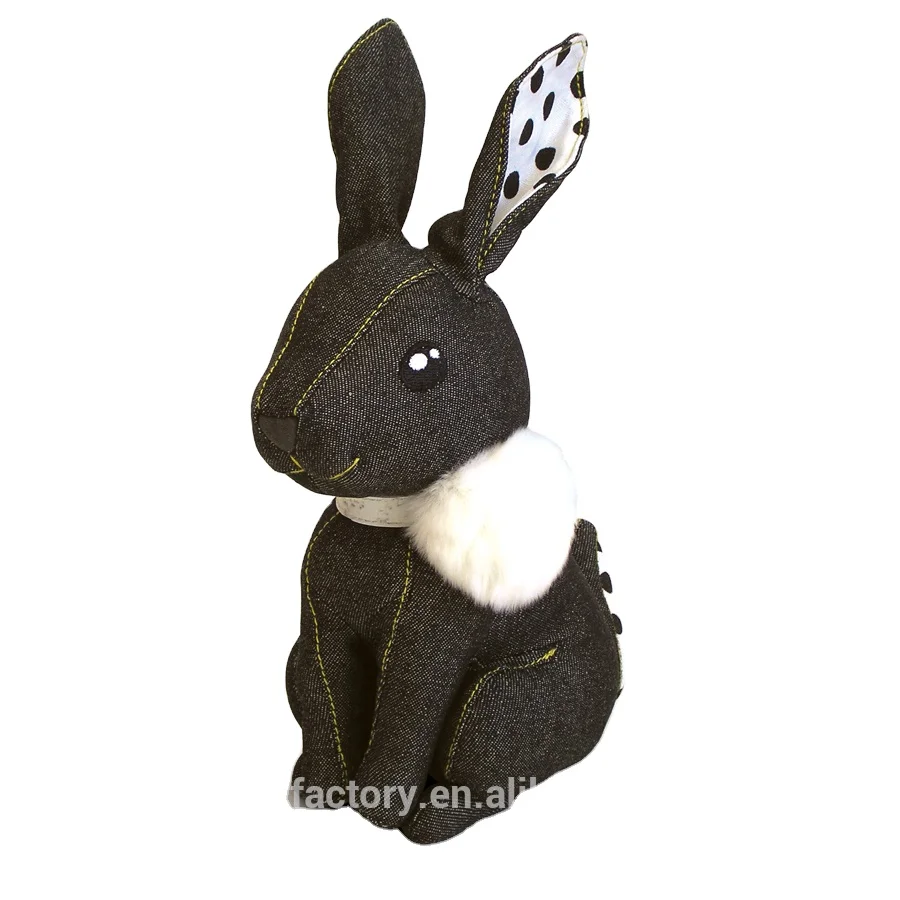 Custom design Multi-color Rabbit Shape Plush