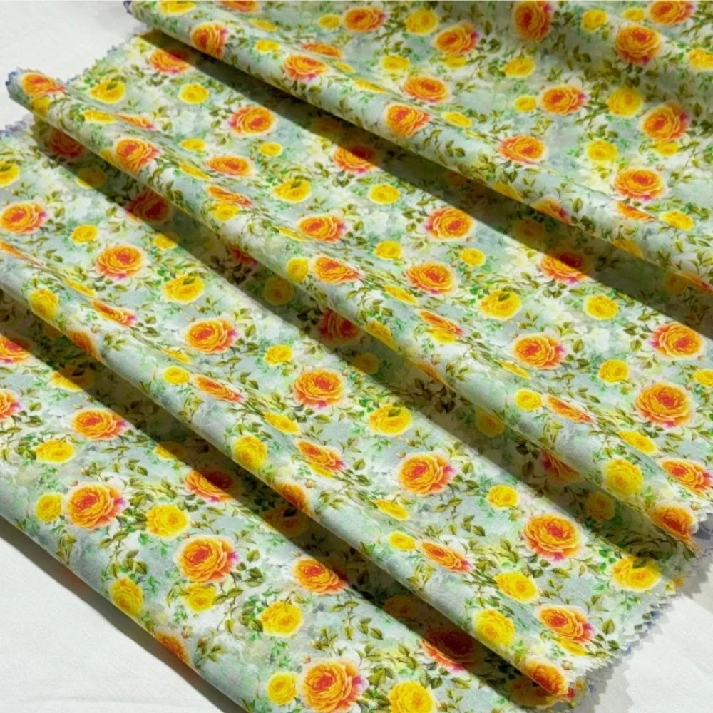 Ready To Ship 100% Cotton Printed  Poplin Fabric For Garment Apparel High Quality