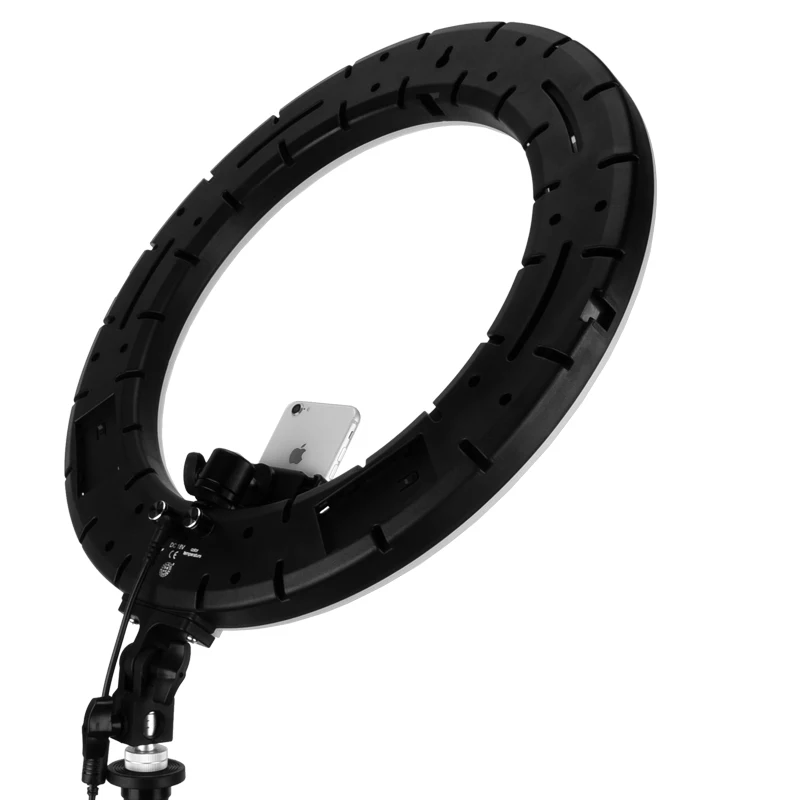  Дистанционное светодиодное кольцо света 18 дюймов Ringlight фотографии кольцевая лампа для макияжа LED с подставкой типа «Горячий башмак камеры и