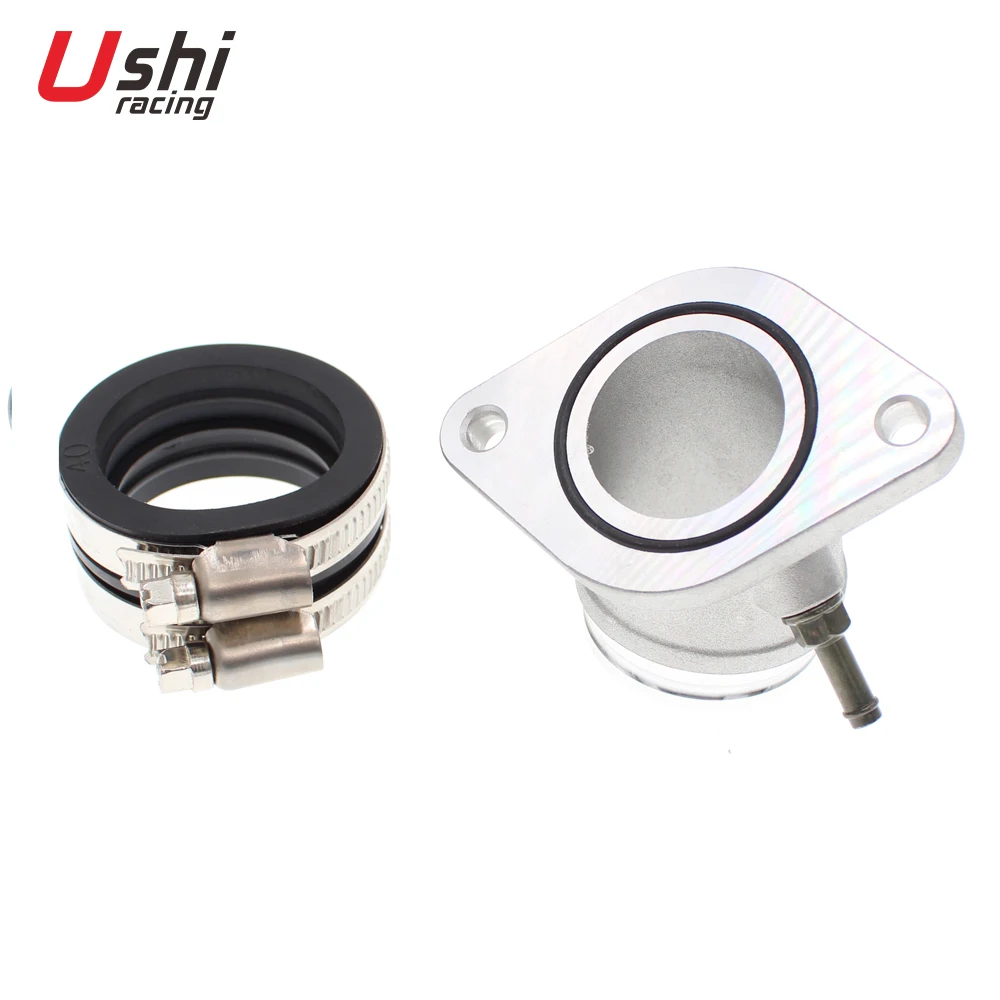28mm 30mm 32mm 34mm 36mm Circular Hole Intake Manifold Motorcycle Inlet Pipe Comp For Yamaha LC135