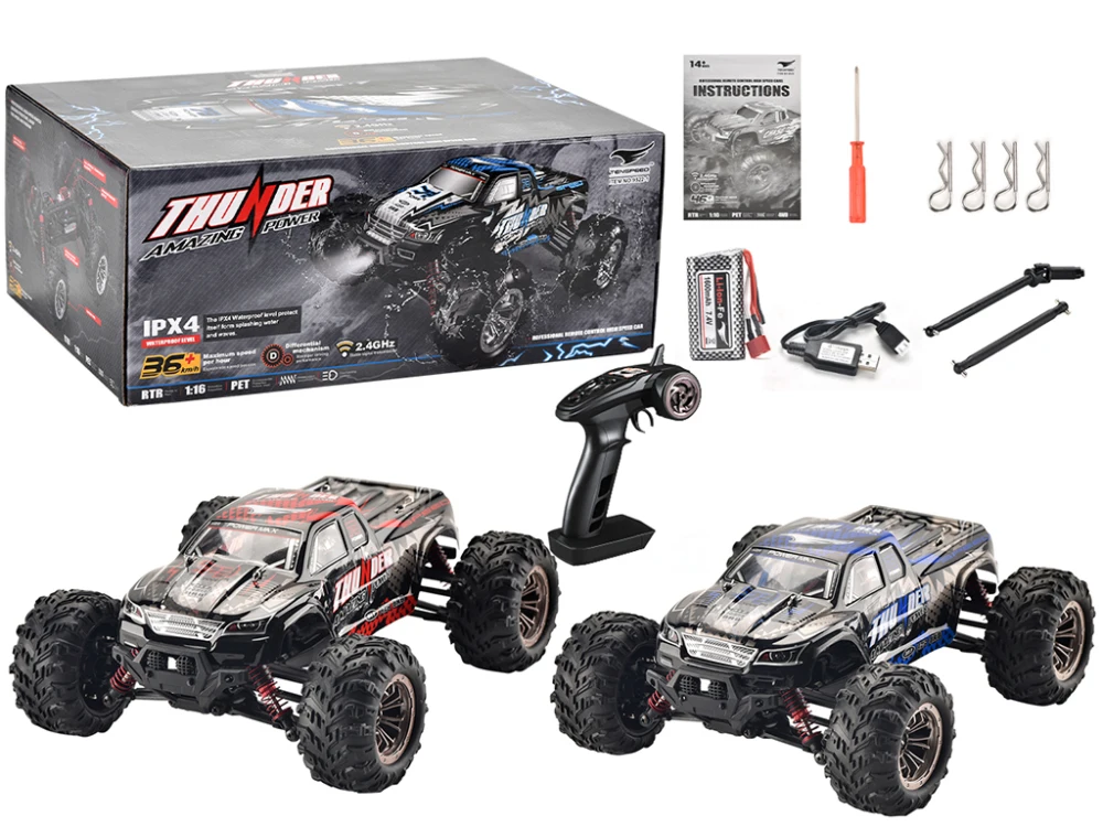 1:16 High-speed car full proportion four-wheel drive racing off-road vehicle rc car electric remote control toy car