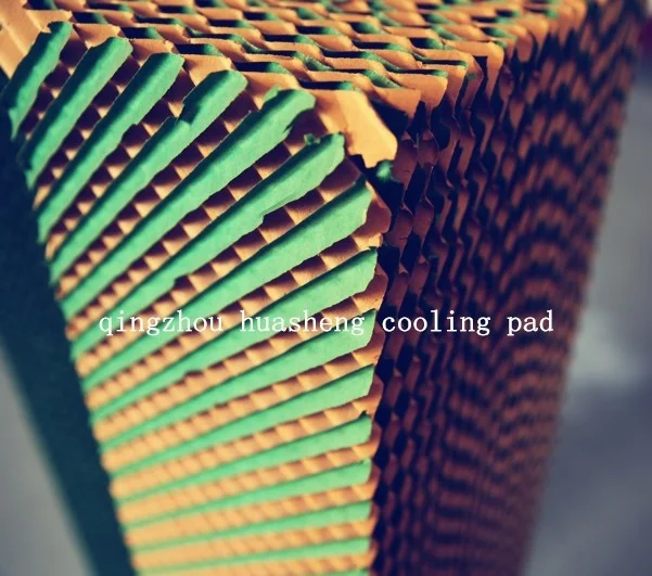 Craft  paper water absorbing wet  pad and fan small cooling system for cow house greenhouse