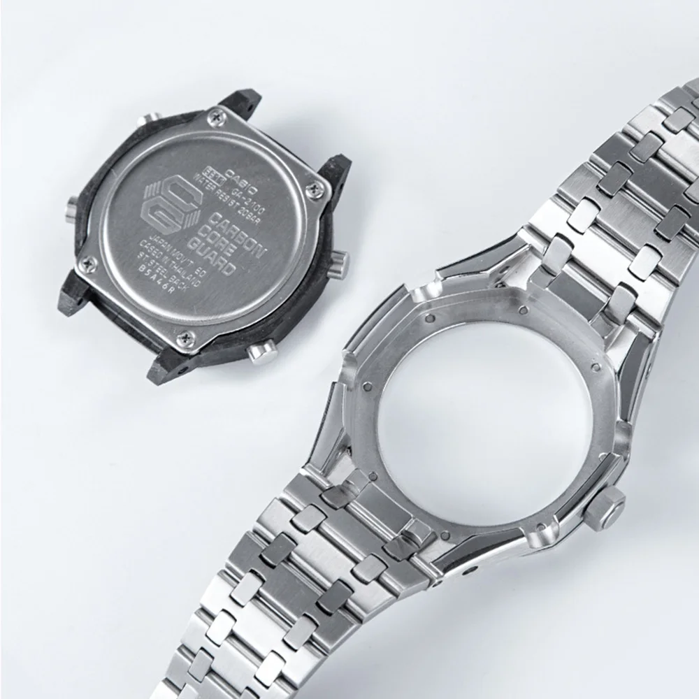 Комплект мод GA2100 Casioak из нержавеющей
