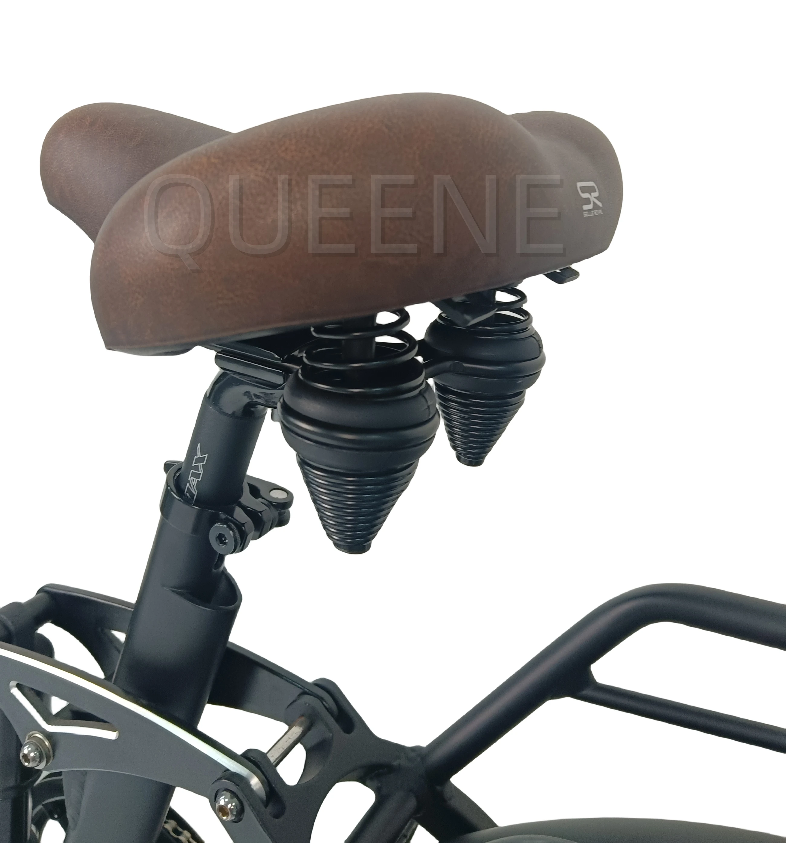 QUEENE Urban Electric Bicycle 20inch Fat Tire E-bike with 500/750W/1000W Power 48V Voltage 25km/h Speed Adult Fatbike