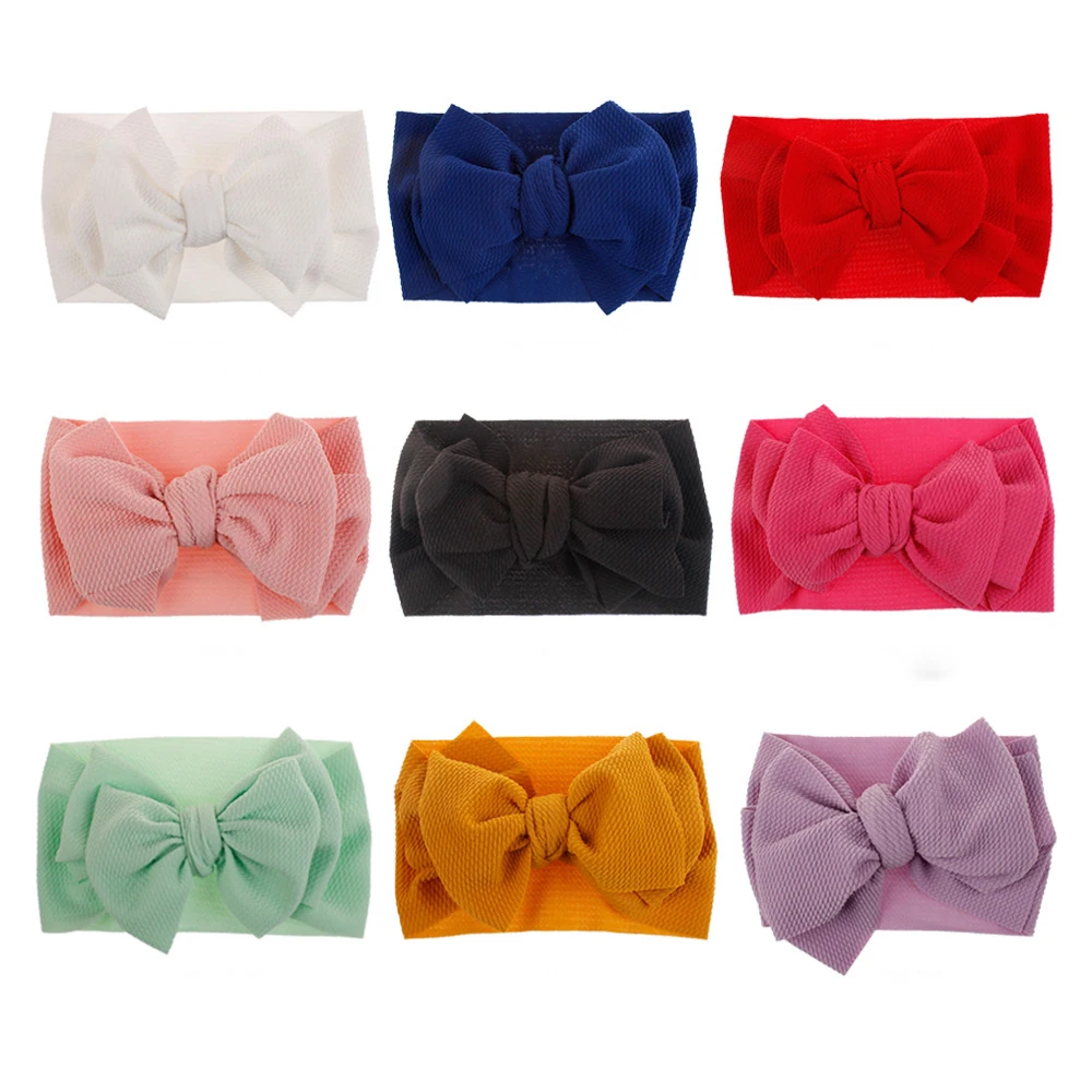 New european and american diy fabric hair band baby bow hair head flower baby hair accessories