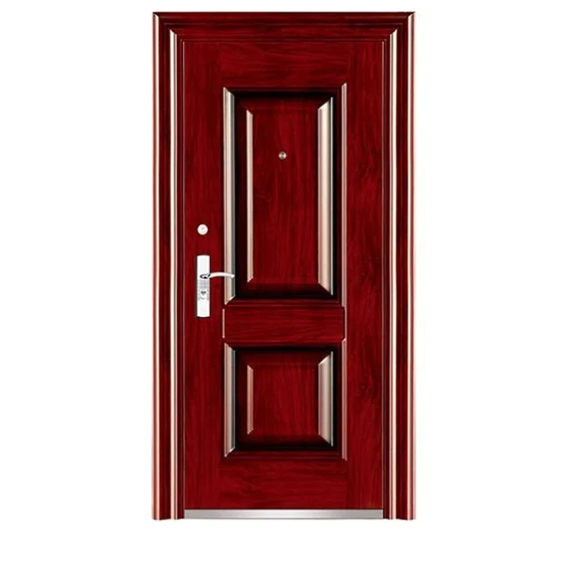 Classic custom Italian Flat Exterior Metal Doors Styles